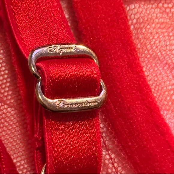 New Agent Provocateur Lorna Bra Color Red/Fire Size 34D - Picture 11 of 15